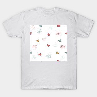 Heart Pattern T-Shirt